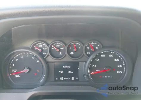 2022 Chevrolet Silverado K1500 Custom из США, поврежденный, VIN 3GCPDBEK5NG562147